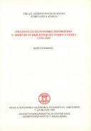 Copertina  Gradivo za slovensko zgodovino v arhivih in bibliotekah Vidma (Udine) 1270-1405